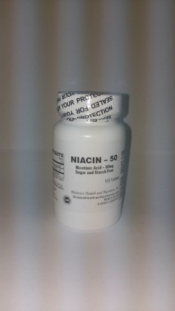 Niacin-50 tablets 100 count
