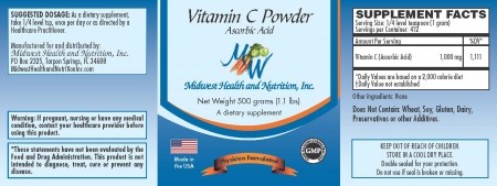 Ascorbic Acid Powder (Vitamin C)