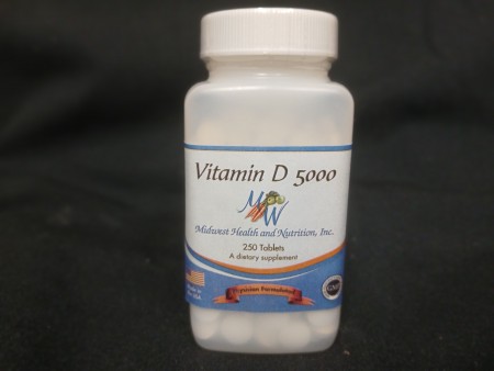 Vitamin D3 5000 IU Tablets 250 count